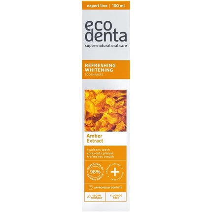 Pasta de dinți, Ecodenta, Amber Whitening, fără fluor