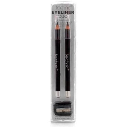 Eyeliner, Technic, Duo, negru/maro