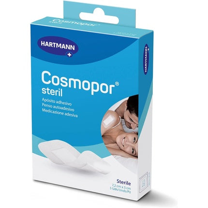 Pansament steril Hartmann Cosmopor, adeziv, sensibil 7.2x5cm