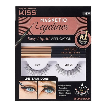 Gene false, Kiss, cu eyeliner magnetic, sintetice