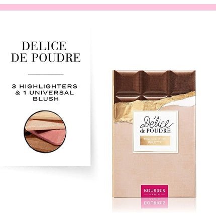 Paleta farduri de ochi, Bourjois, 4 In 1, Culoarea Cafelui