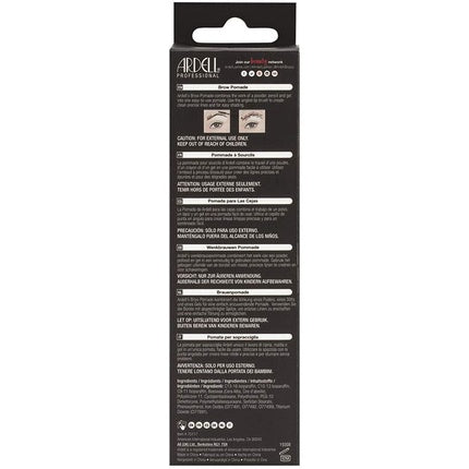 Pomadă sprâncene Ardell, Medium Brown, cu pensulă, 25g