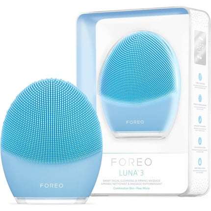 Perie curățare facială, Foreo, Luna 3, albastru