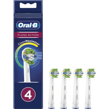 Periuțe de dinți electrice, Oral-B, Floss Action, albe, set 4 buc