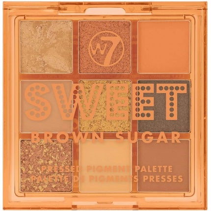 Paletă Farduri, W7, Sweet Brown Sugar, multicolor