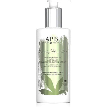 Toner facial, Apis, Cannabis Home Care, apă parfumată, acid hialuronic, 300ml
