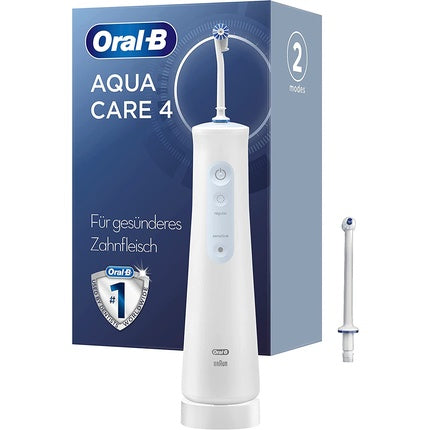 Irigator bucal Oral-B AquaCare 4, Oxyjet, alb/albastru