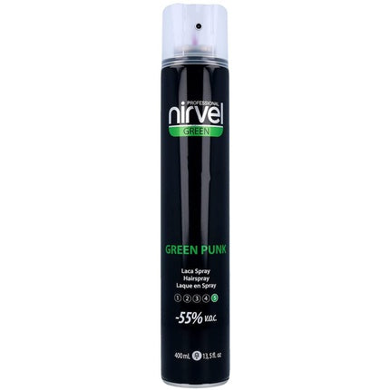 Spray fixativ, Nirvel, Green Punk, verde, 400ml