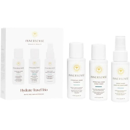 Set Îngrijire Păr, Innersense, Hydrate Travel Trio, alb