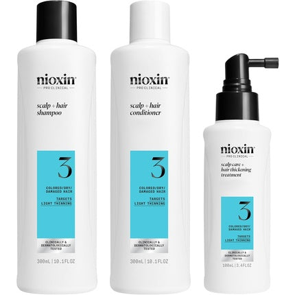 Set Îngrijire Păr, Nioxin, System 3, alb