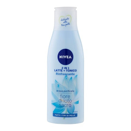 Lapte Demachiant si Tonic 2 in 1, Nivea, Aqua, 200ml