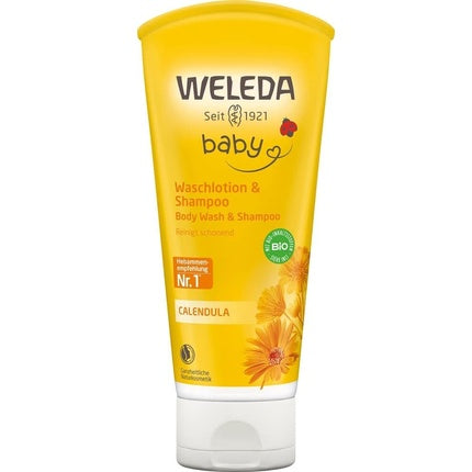 Șampon și Gel de Duș, Weleda, Calendula, 253g