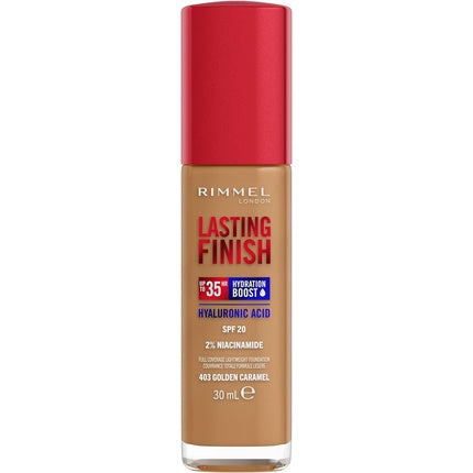 Fond de ten, Rimmel, Lasting Finish 35HR, Caramel Auriu