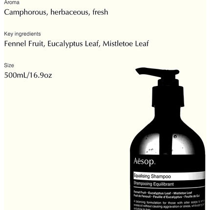 Șampon, Aesop, Equalising, 500ml, ambalaj plastic