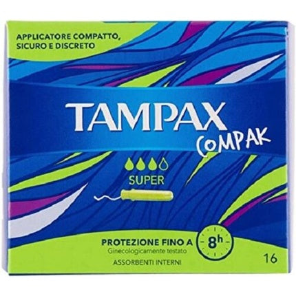 Absorbante interne, Tampax, Compak, Super, 16 buc