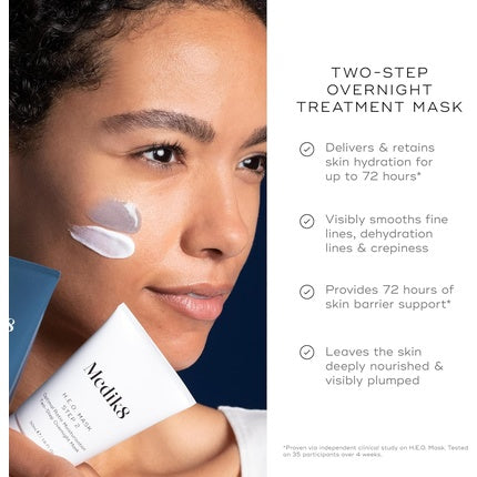 Masca fata, Medik8, H.E.O, alb si albastru, 50ml