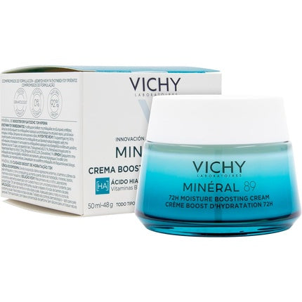 Cremă hidratantă, Vichy, Minéral 89, Acid Hialuronic, 50ml