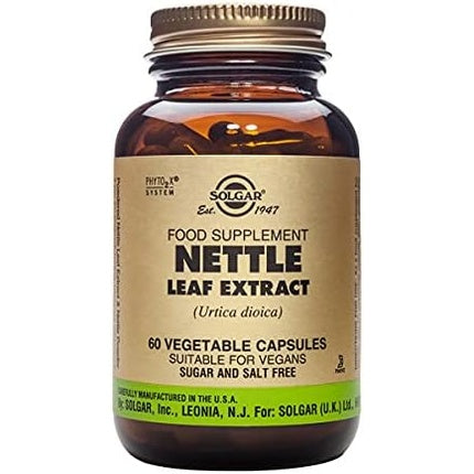Supliment alimentar, Solgar, extract frunze urzică, 60 capsule
