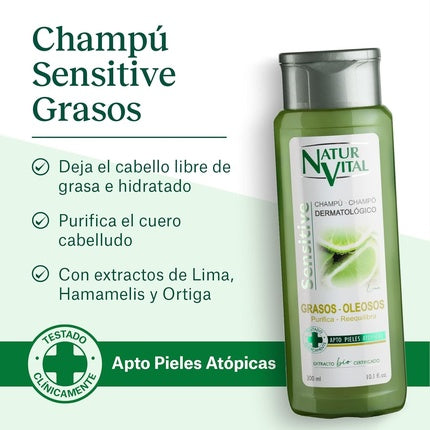 Șampon, Naturvital, Sensitive, 300 ml