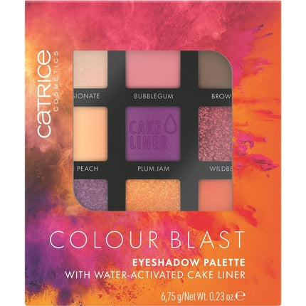 Paleta farduri de pleoape, Catrice, Colour Blast, 010 Gorgeous Plums