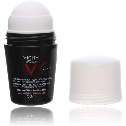Deodorant roll-on, Vichy, pentru piele sensibila 48h, 50ml