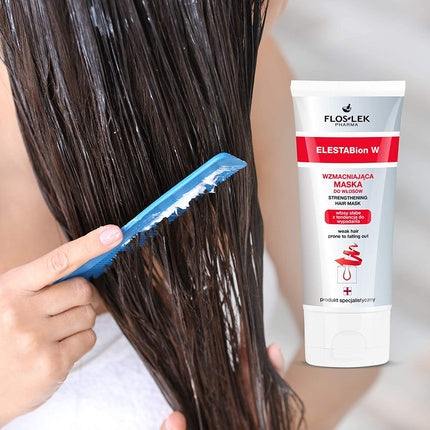Masca de păr, Floslek, ELESTABion W, 200ml alb-roșu