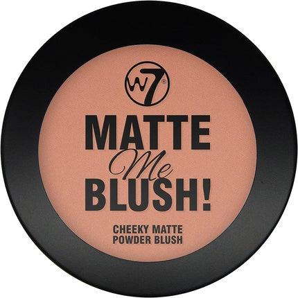 Fard de Obraz, W7, Matte Me Blush, natural