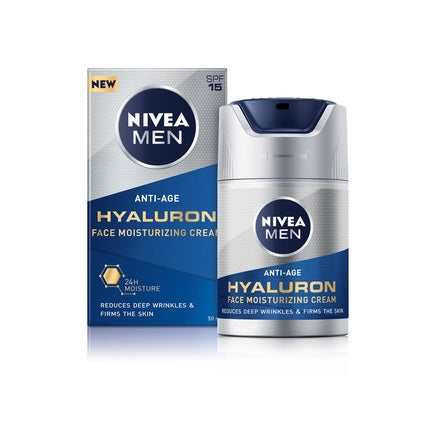 Crema antirid pentru barbati, Nivea, SPF 15, 50ml