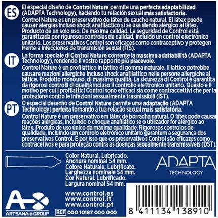 Preervative Control Nature 2.0, 3 bucăți