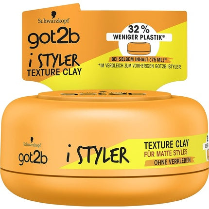 Cremă modelatoare, Got2b, iStyler, 75ml, portocalie