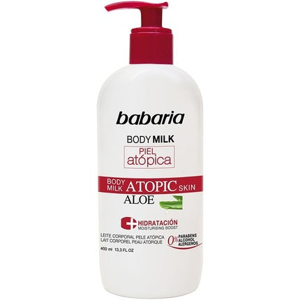 Lapte de corp, Babaria, Aloe, piele atopica, 400ml