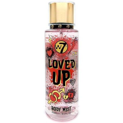 Body Mist, W7, Loved Up, 250ml, roșu