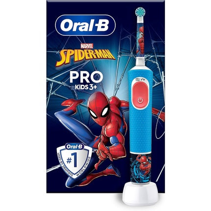 Periuță electrică copii, Oral-B, Kids Pro 103 Spiderman, albastru