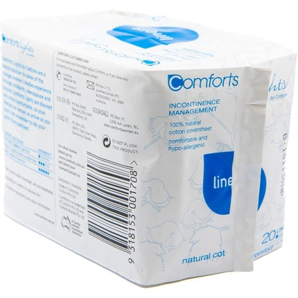 Absorbante incontinenta, Cottons, Comforts Lights, bumbac, alb