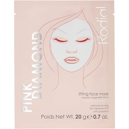 Masca lifting instant pentru fata, Rodial Pink Diamond, 20g