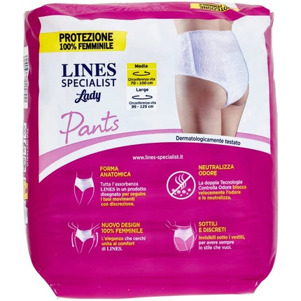 Pantaloni absorbanti incontinenta, Lines, marimea M