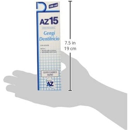 Pasta de dinti, Az, 15, albastru, 100ml