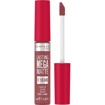 Ruj lichid, Rimmel, Lasting Mega Matte, vegan, 7.4 ml
