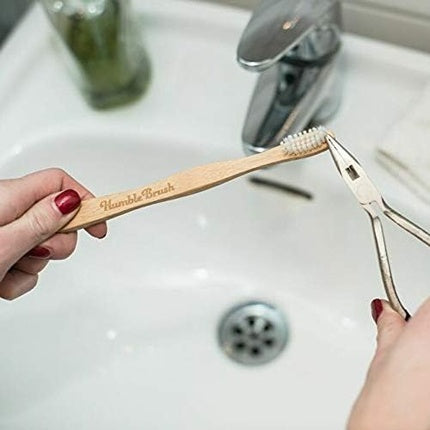 Curățător limbă, The Humble Co, Ultra Soft, albastru