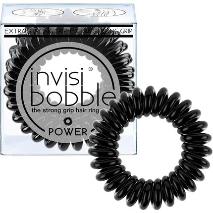 Elastic păr, Invisibobble POWER, True Black, set 3 buc