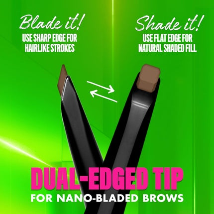 Creion sprâncene NYX Nano Verde Smudge-Proof