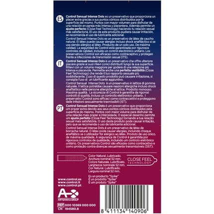 Prezervative Control Sensual Intense Dots, 12 bucati