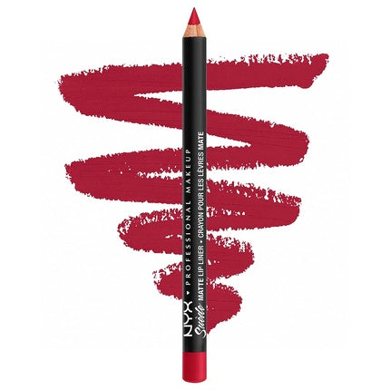 Creion contur buze, NYX, Suede Matte, culoare Spicy