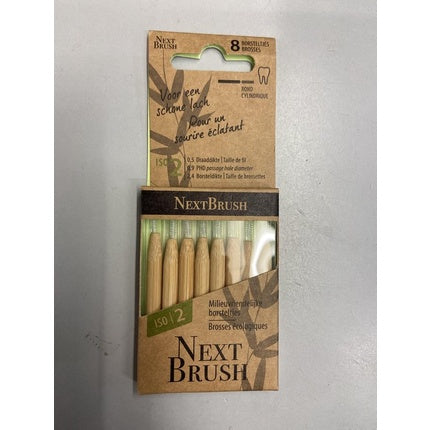 Periuțe Interdentare, Nextbrush, Bamboo, 8 Buc