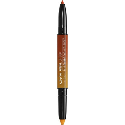 Creion contur buze NYX Ombre Duo Peaches & Cream, portocaliu