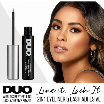 Adeziv gene false, Duo, Line It Lash It, negru