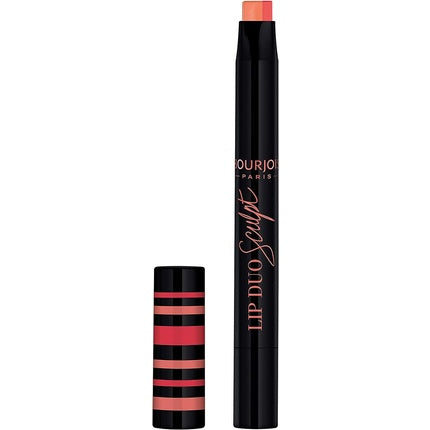 Ruj, Bourjois, Lip Duo Sculpt Liner & Lipstick, 02 Peach Shake