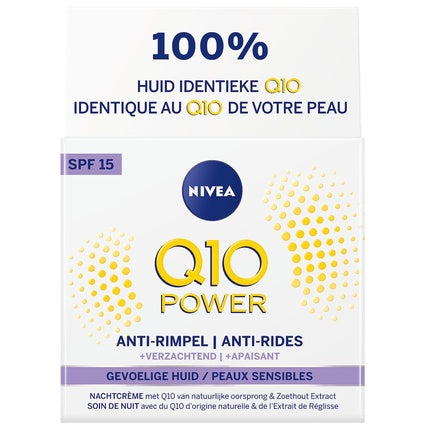 Crema de Zi Nivea Q10 Power Sensitive cu SPF 15, 50ml