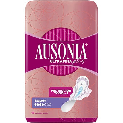 Absorbante ultra subțiri, Ausonia, Plus Super Wings