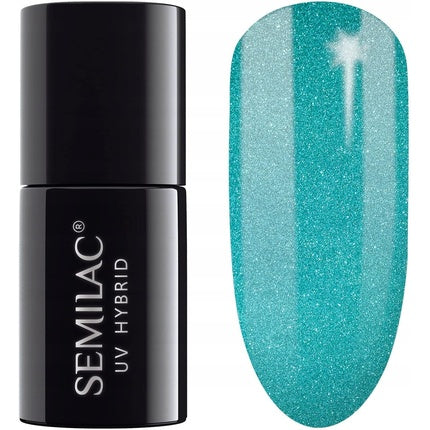 Lac unghii, Semilac, UV Hybrid, verde sticlă